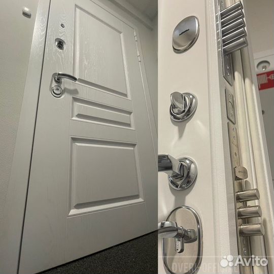 Дверь входная белая очень хорошая