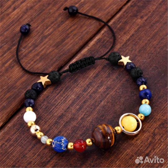 Браслет в виде планет солнечной системы. Унисекс