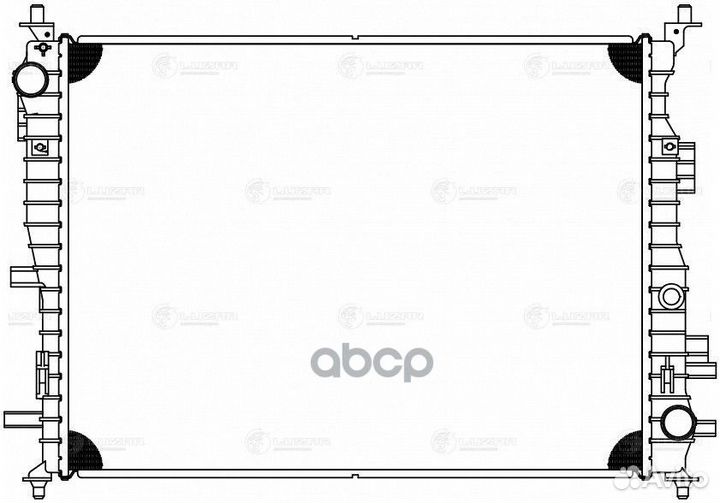 Радиатор охл. для а/м JAC J7 (20) 1.5T (LRc 3039)