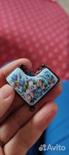 Вставка финифть СССР