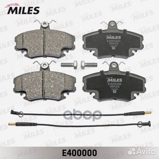 Колодки тормозные дисковые перед E400000 Miles