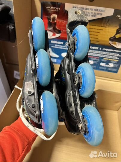 Хоккейные ролики bauer x-lp yth 7-10