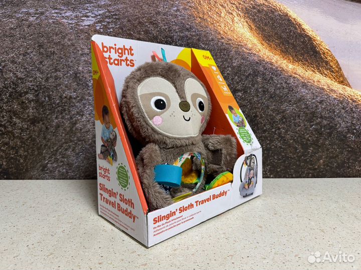 Новая игрушка Bright Starts Ленивец большой