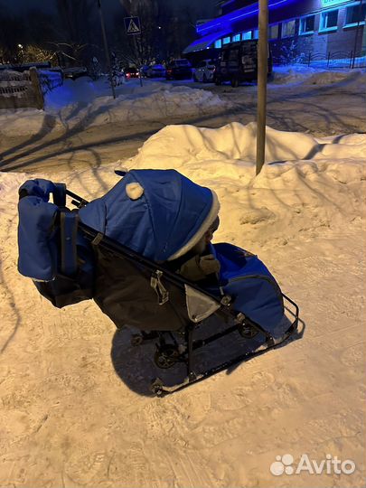Санки коляска ника