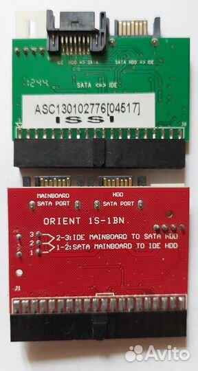 Переходник sata-IDE (orient 1S-1BN, AS253 v1.1)