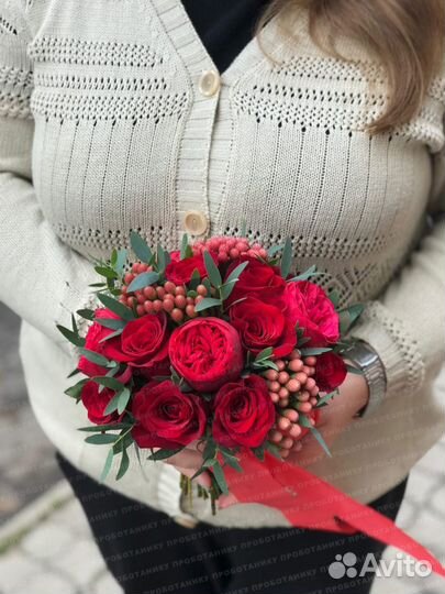 Свадебный букет из роз