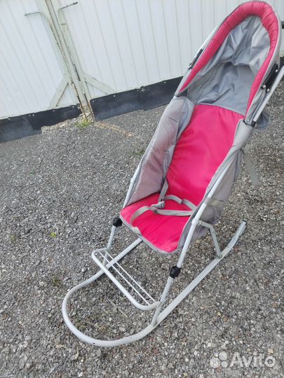 Детские санки коляска