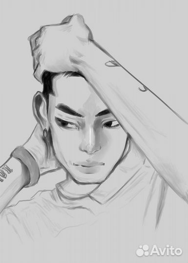 Цифровой портрет по фото на заказ