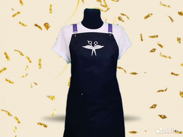 Фартук для парикмахера с логотипом