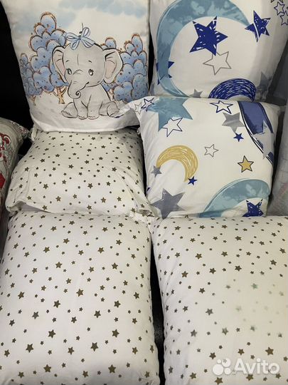 Бортики в детскую кроватку