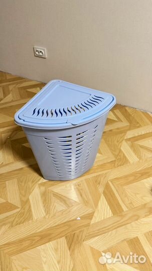 Корзина для белья, игрушек пластиковая