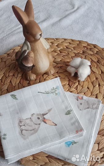 Муслиновые пеленки новые