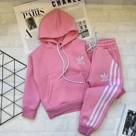 Костюм для девочки на флисе Adidas