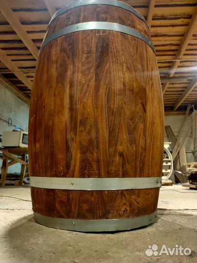 Бочка декоративная деревянная