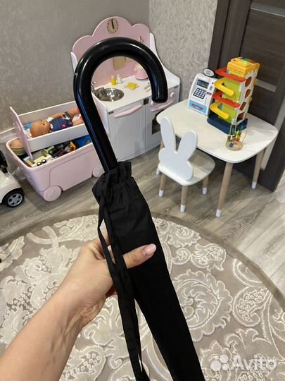 Зонт трость черный