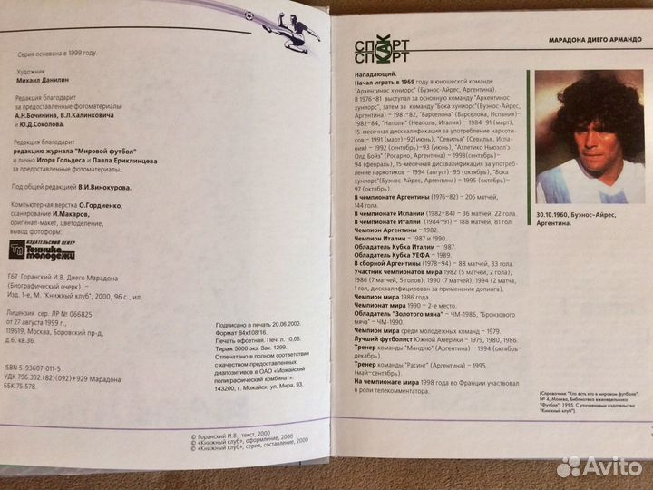 Книги о футболе