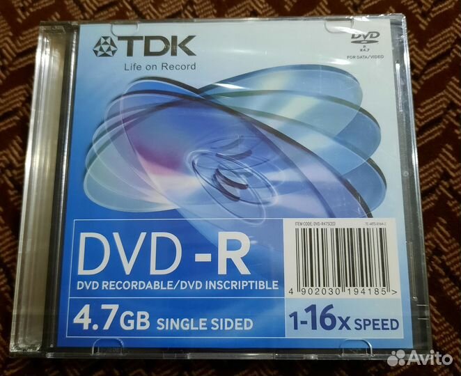 Дискеты MF 2 HD и тdk DVD