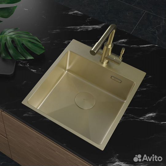 Кухонная мойка золото 440 Lemark janga 9938102