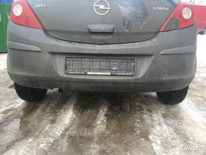 Бампер задний Opel Corsa D
