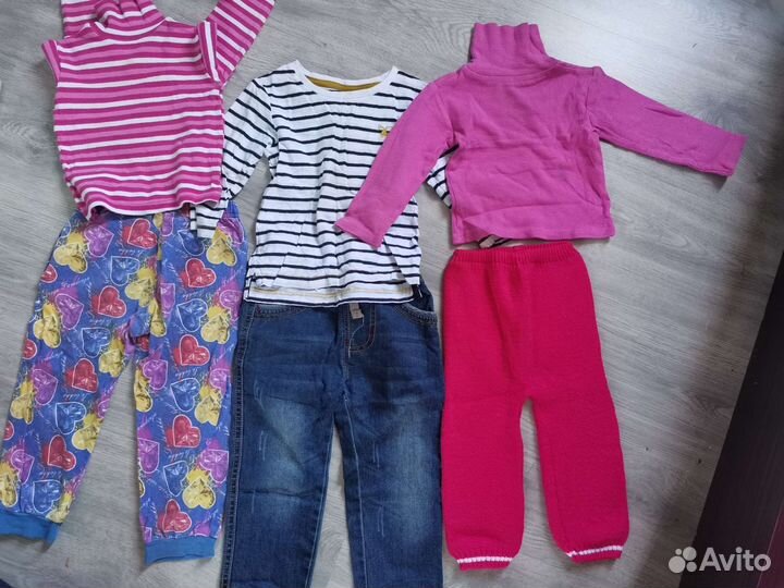 Детские вещи пакетом на девочку на 1-2 года 92 98