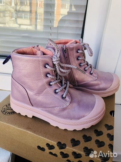 Ботинки демисезонные для девочки 27 размер