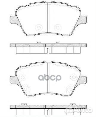 Колодки торм.диск/ Ford B-max (12) 2151400 Roa