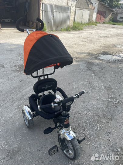 Детский велосипед с родительской ручкой