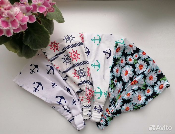 Детская косынка бандана на резинке