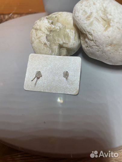 Серёжки из бисера цветочки