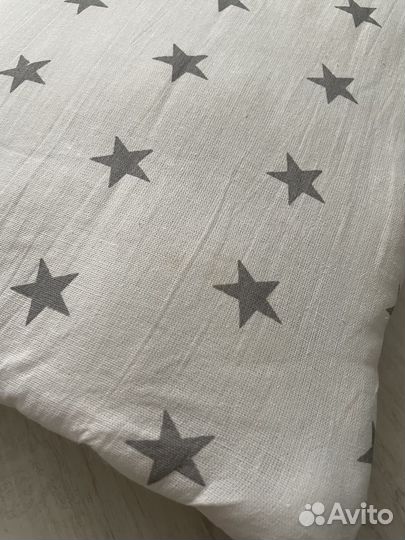 Бортики, балдахин и подушка в детскую кроватку