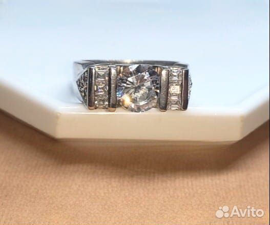 Кольцо - Фианиты - Серебро 925 - Винтаж