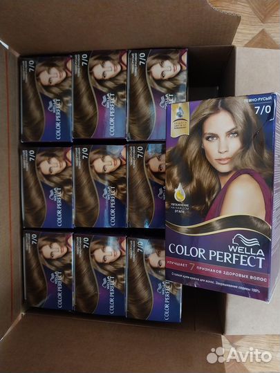 Краска для волос Wella Color Perfect тон 7.0
