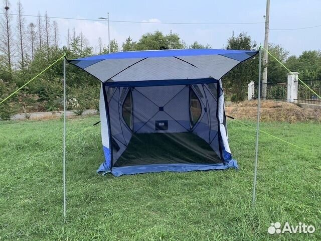 Зимняя палатка куб трехслойная