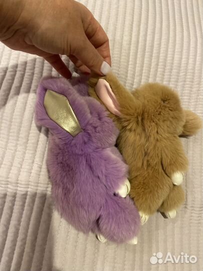 Брелок-игрушка натуральный мех
