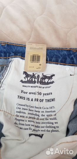 Джинсы levis 505 новые