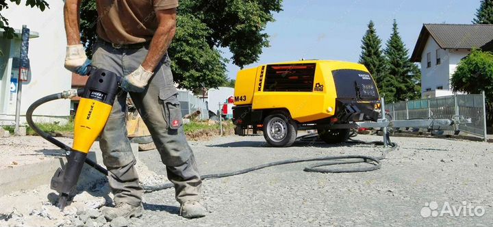 Аренда компрессора с отбойными молотками