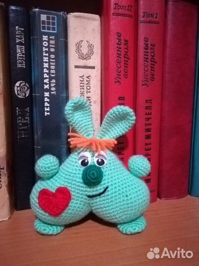 Зайка-валентинка