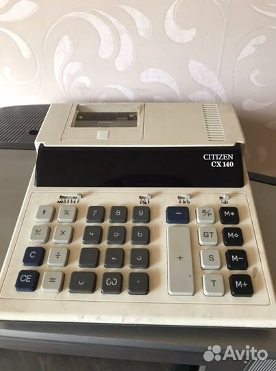 Калькулятор печатающий citizen Cx140