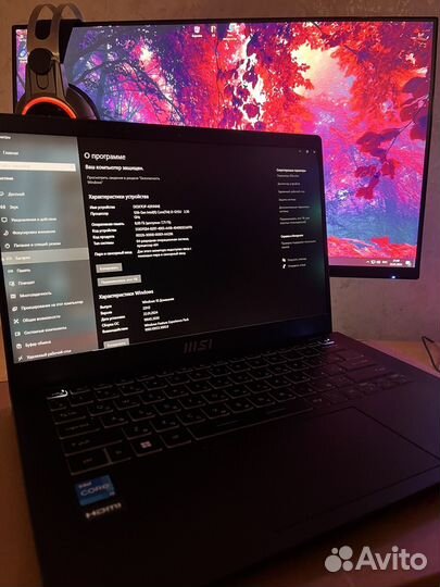 Ноутбук MSI modern 14