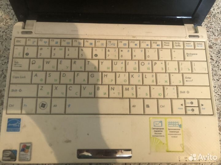 Ноутбук asus eee pc1001ha