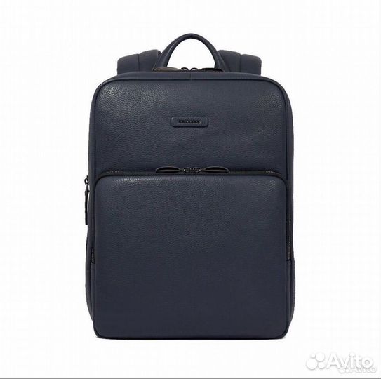 Рюкзак piquadro кожанный темно синий