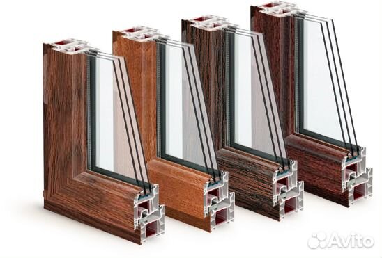 Пластиковые алюминиевые фасады окна двери портал