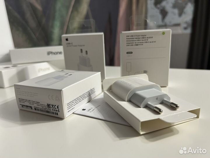 Быстрая зарядка для iPhone 20 W блок