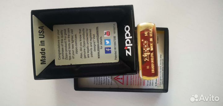 Зажигалка zippo оригинал новая