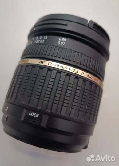 Объектив Tamron 17-50mm F 2,8 для Nikon б/у