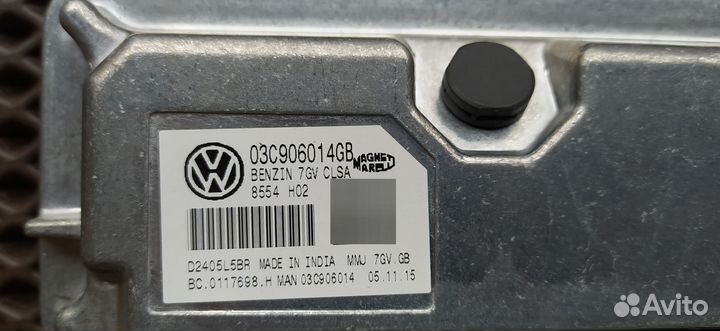 Блок управления Двигателем VAG 03C906014GB