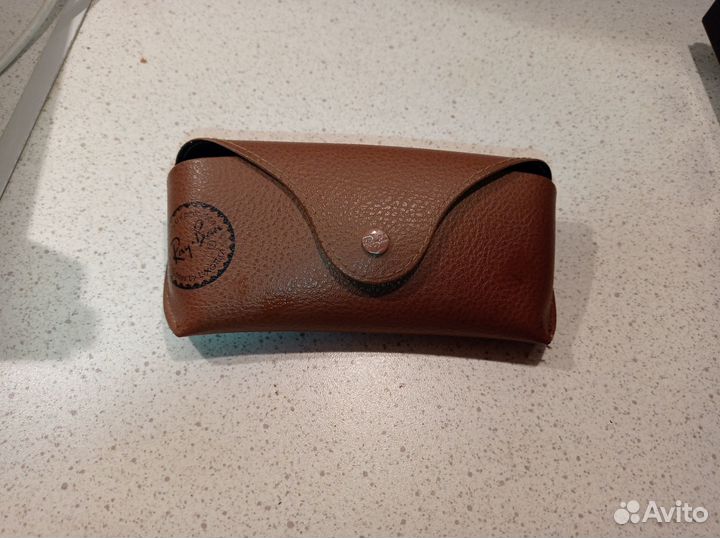Очечник,чехол,футляр для очков,кожа ray-ban