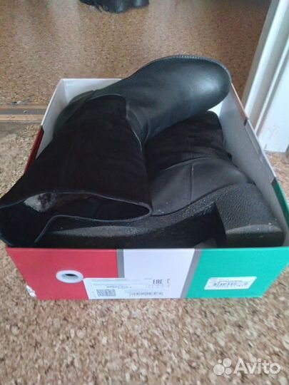 Сапоги женские зимние на натурально меху размер 39