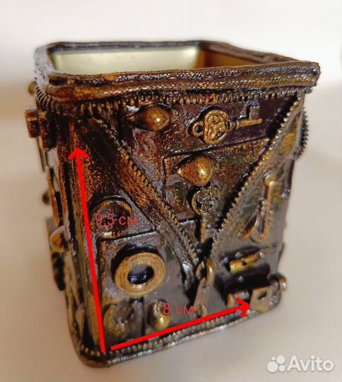 Карандашница в стиле стимпанк