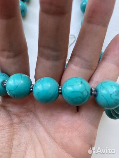 Комплект из бирюзы